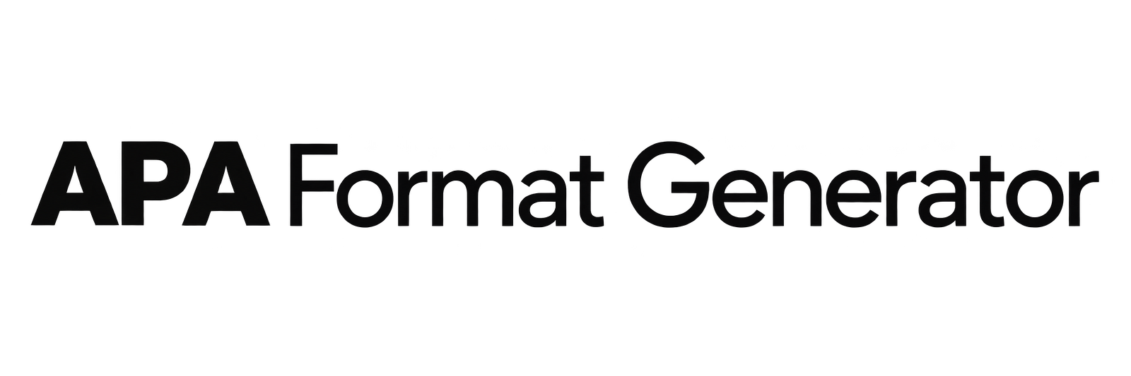 APA Format Generator  logo