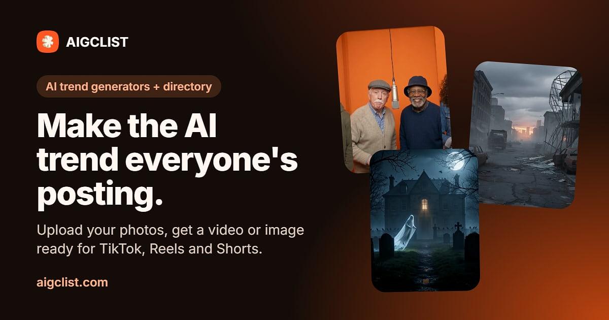 AIGCLIST — AI tools directory, homepage overview — image 1