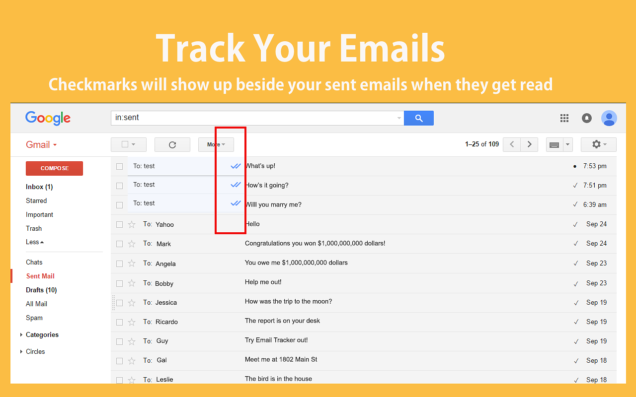 1) MailPixel homepage with the one-step "Create your pixel" form.