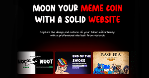 Meme coin web design