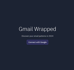 Gmail Wrapped - 2024