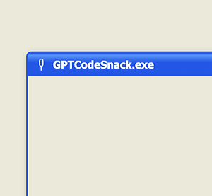 GPTCodeSnack