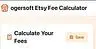 Etsy fee calculator