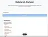 Robots.txt Analyzer