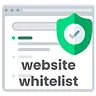 Website whitelist Extension