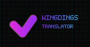 Wingdings Translation